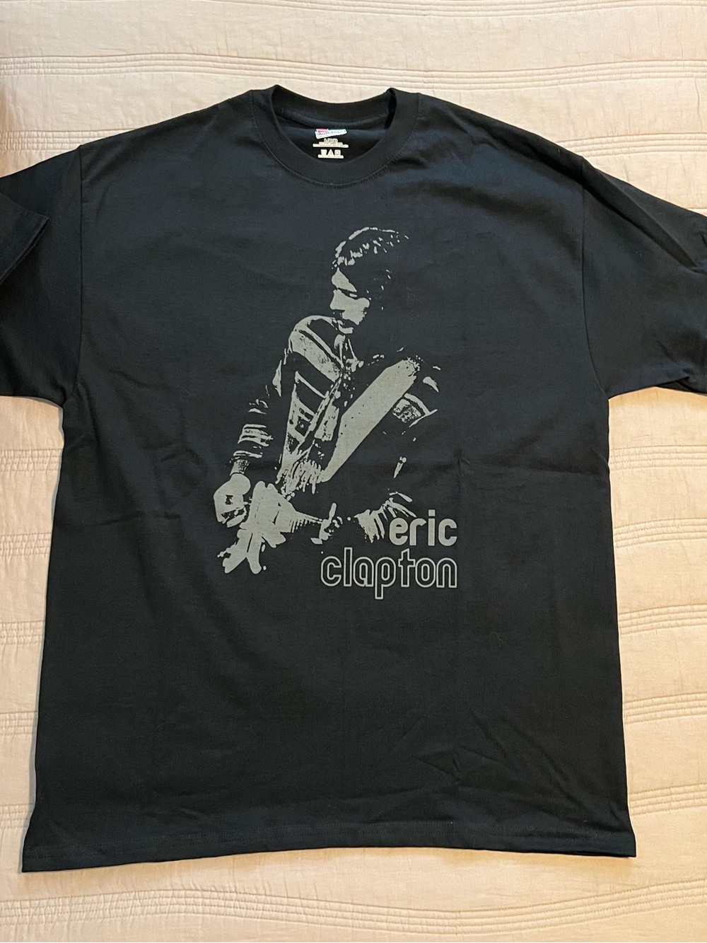 Eric Clapton World Tour 2006/7 Hanes Black Short Sleeve Tee